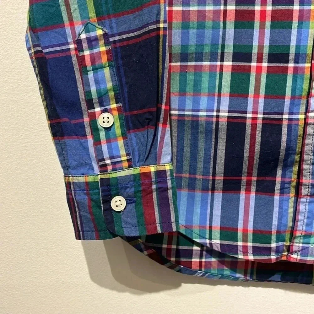 Ralph Lauren Long Sleeve Plaid Button Down Shirt Boys 3T - Picture 2 of 7